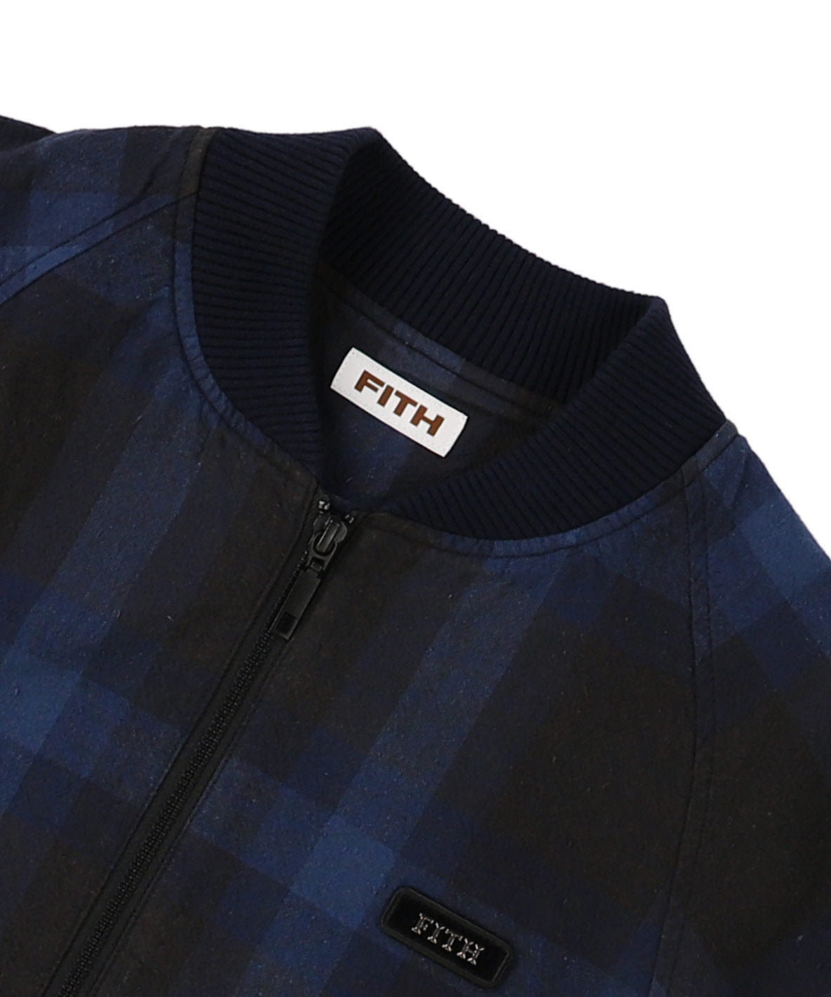 Cotton Nep Plaid Blouson(LADIES)