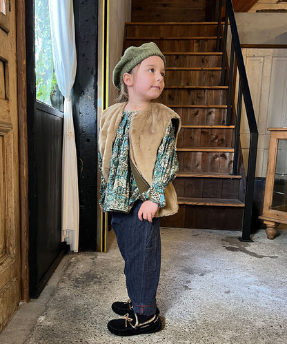 Reversible Taffeta Fur Vest
