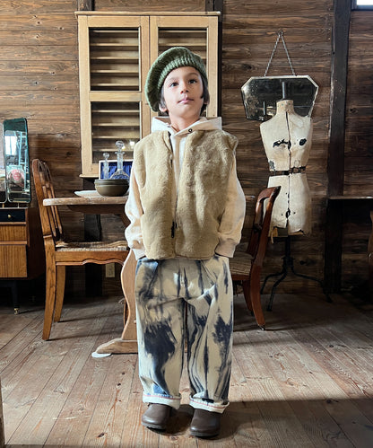 Reversible Taffeta Fur Vest