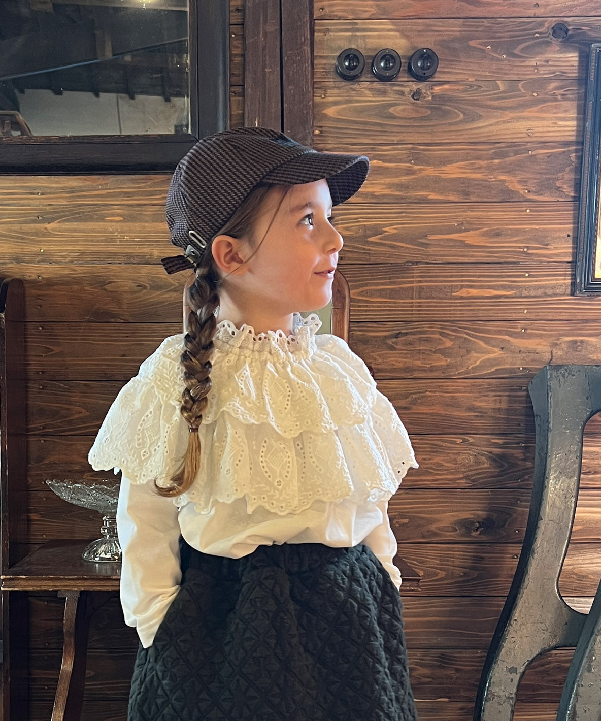 Lacy Smocked Tee