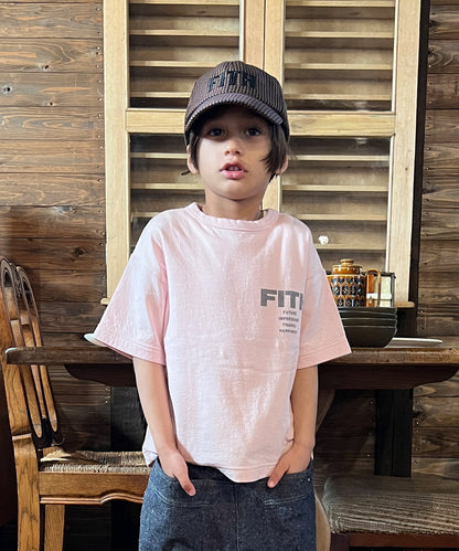 Feather Knit Double Cloth Logo Tee