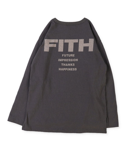 Back Logo Long Sleeve Tee(LADIES)
