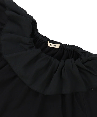 High Gauge Frill Collar Tee(LADIES)