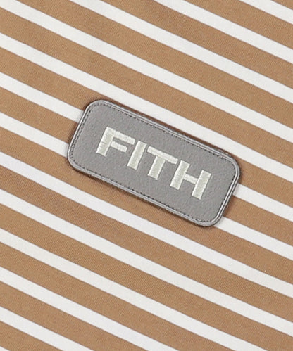 Striped Patch Long Sleeve Tee