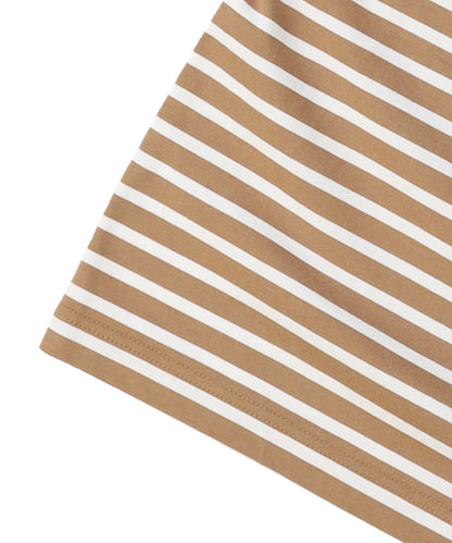 Striped Patch Long Sleeve Tee