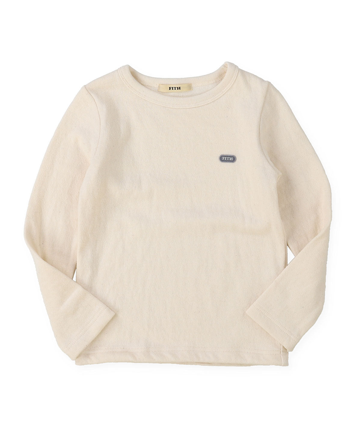 Melange Double Cloth Long Sleeve Tee