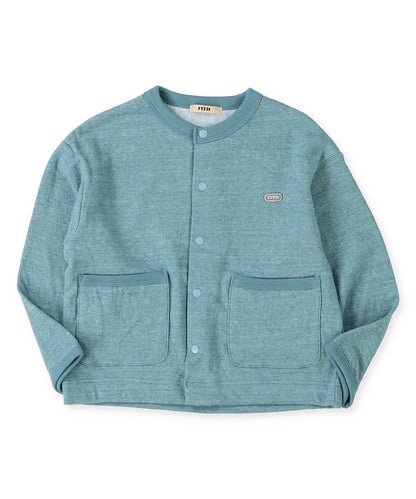 Melange Double Cloth Cardigan