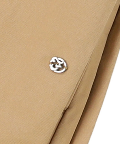 Cotton Twill Side Tuck Pants