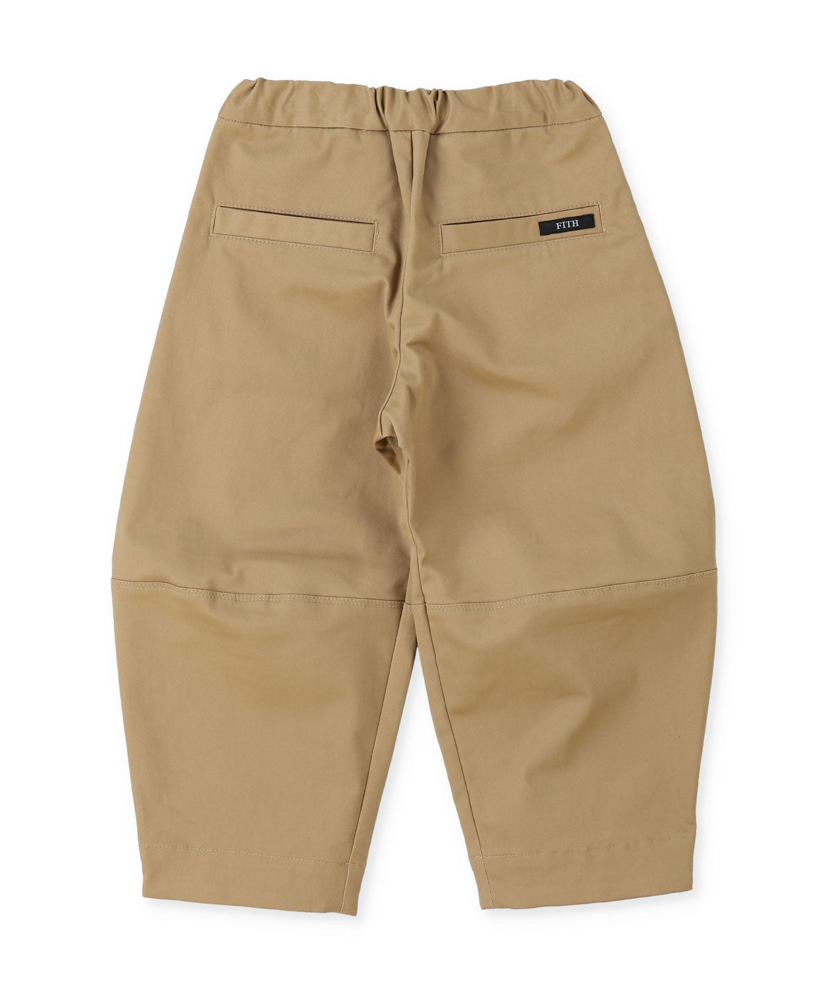 Peach Serge Tuck Pants