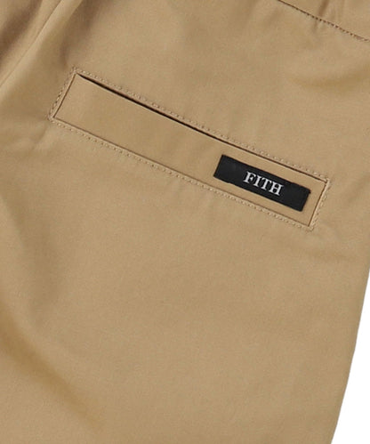 Peach Serge Tuck Pants