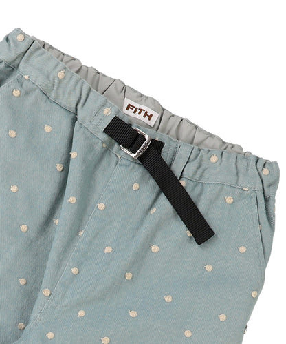 Embroidered Dot Pants(LADIES)