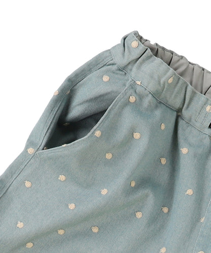 Embroidered Dot Pants(LADIES)