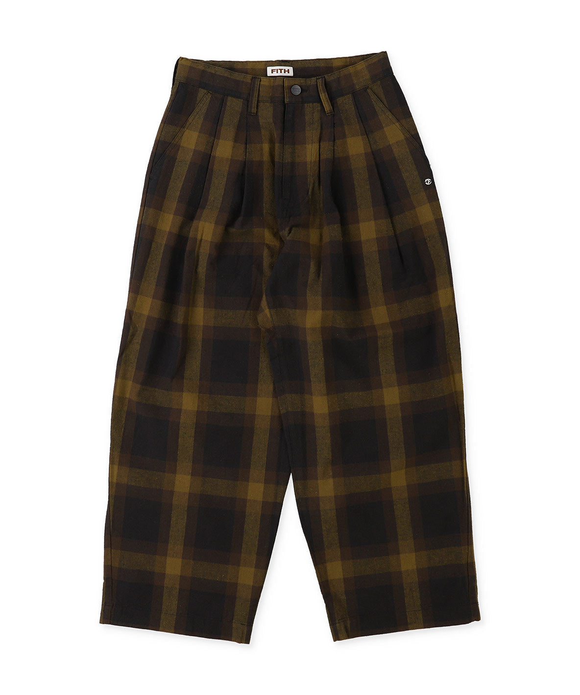 Cotton Nep Plaid Pants(LADIES)