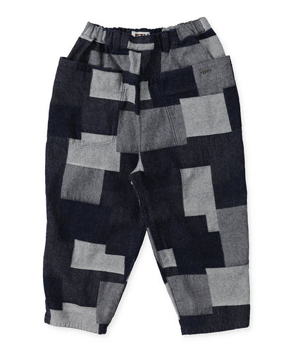 Patchwork Denim Pants