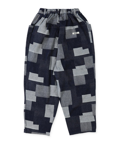 Patchwork Denim Pants(LADIES)