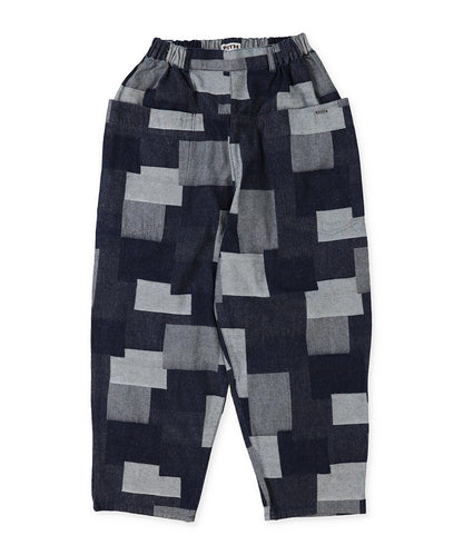 Patchwork Denim Pants(LADIES)