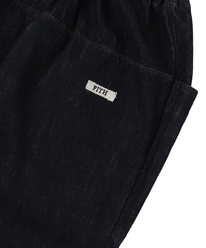 Side Pocket Denim Pants(LADIES)