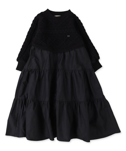 Docking Tiered Dress(LADIES)