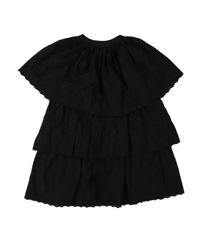Scallopped Lace Tiered Blouse(LADIES)