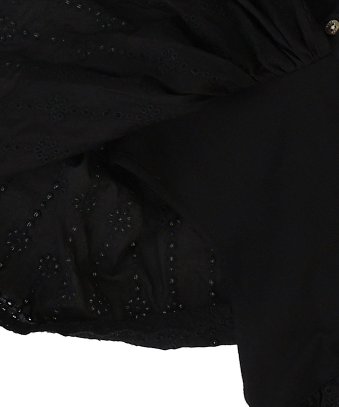 Scallopped Lace Tiered Blouse(LADIES)