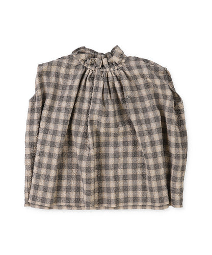 Airy Cotton Seersucker Gathered Pullover(LADIES)