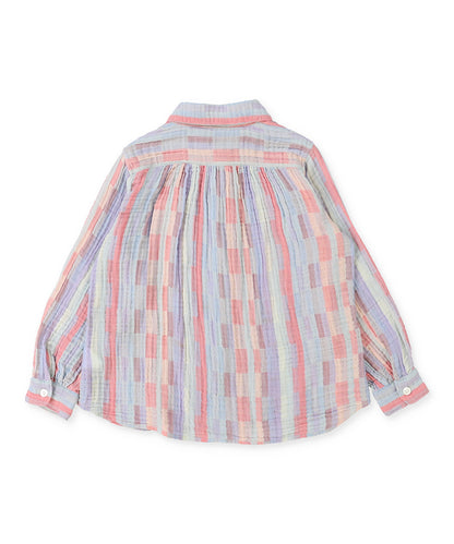 Striped Double Cloth Blouse