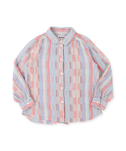Striped Double Cloth Blouse