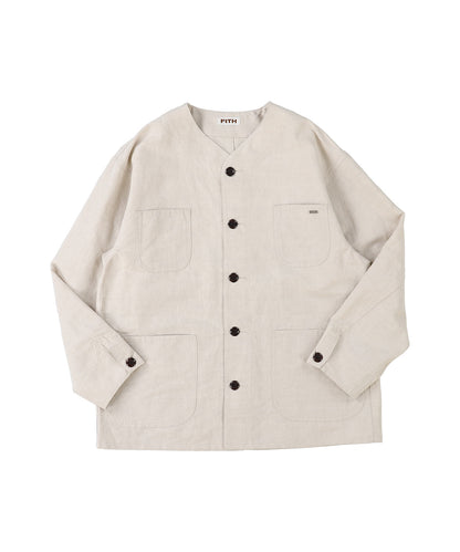 Cotton Linen Weather Cloth Long Sleeve Jacket(LADIES)