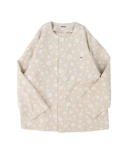 Floral Cotton Linen Jacket(LADIES)