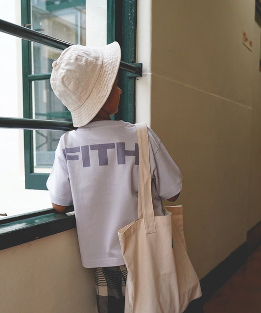 Smooth Cotton Jersey Back Logo Tee