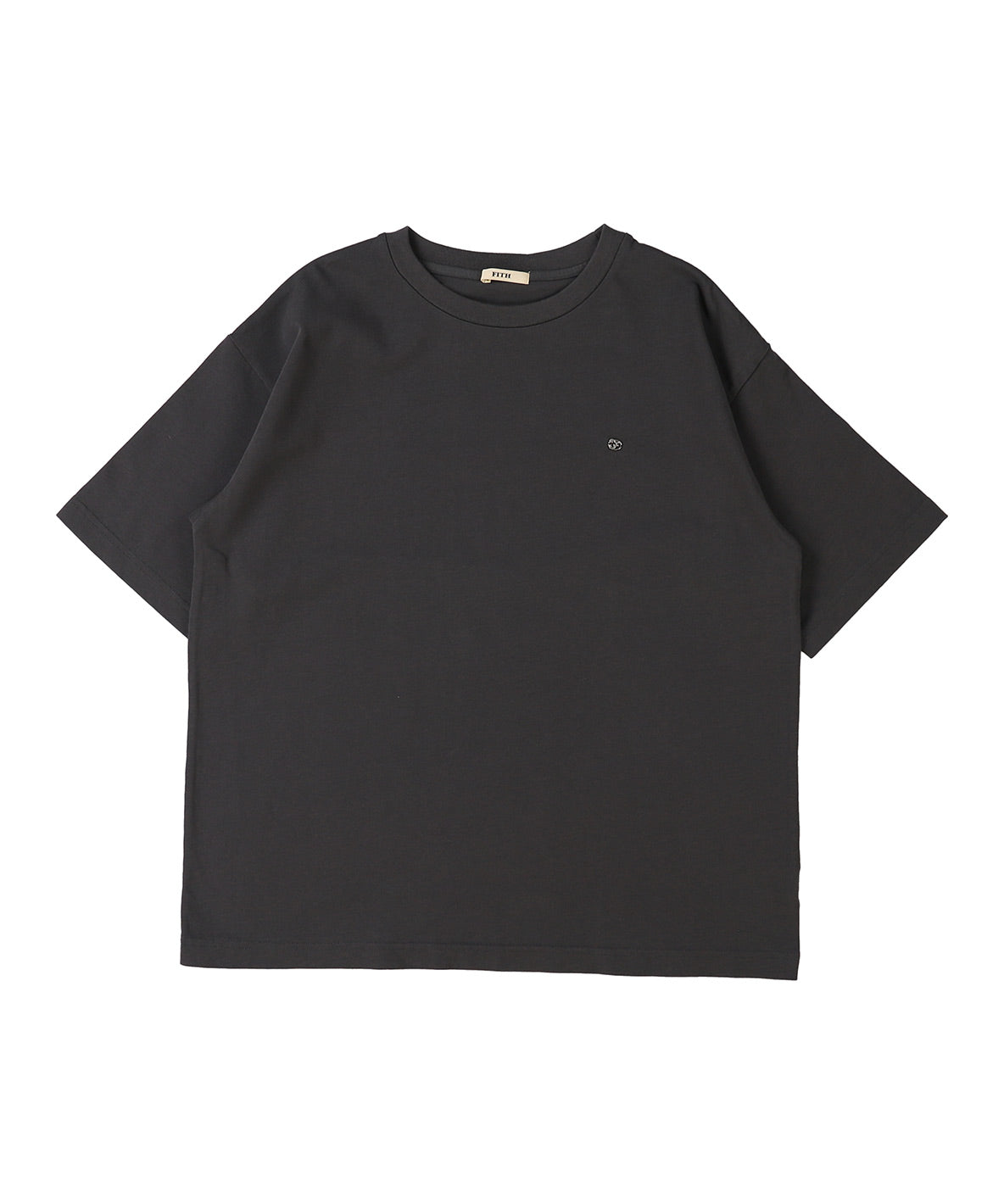 Smooth Cotton Jersey Back Logo Tee(LADIES)