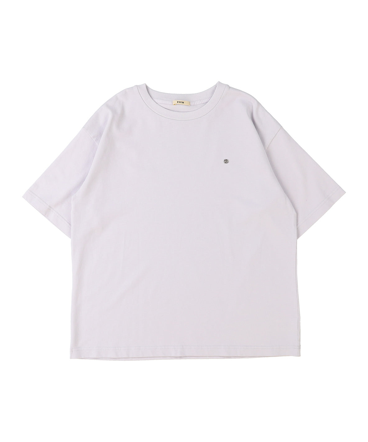 Smooth Cotton Jersey Back Logo Tee(LADIES)