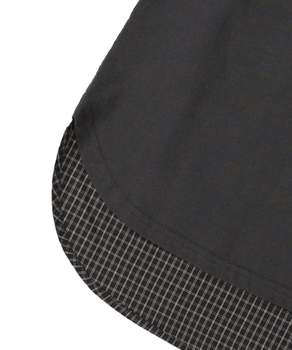 Smooth Cotton Jersey and Striped Long Sleeve Tee