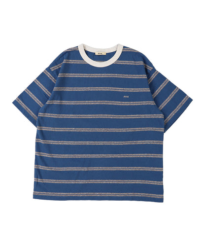 Recycled Cotton Striped Tee(LADIES)