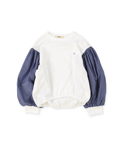 Ballooned Sleeve Long Sleeve Pullover