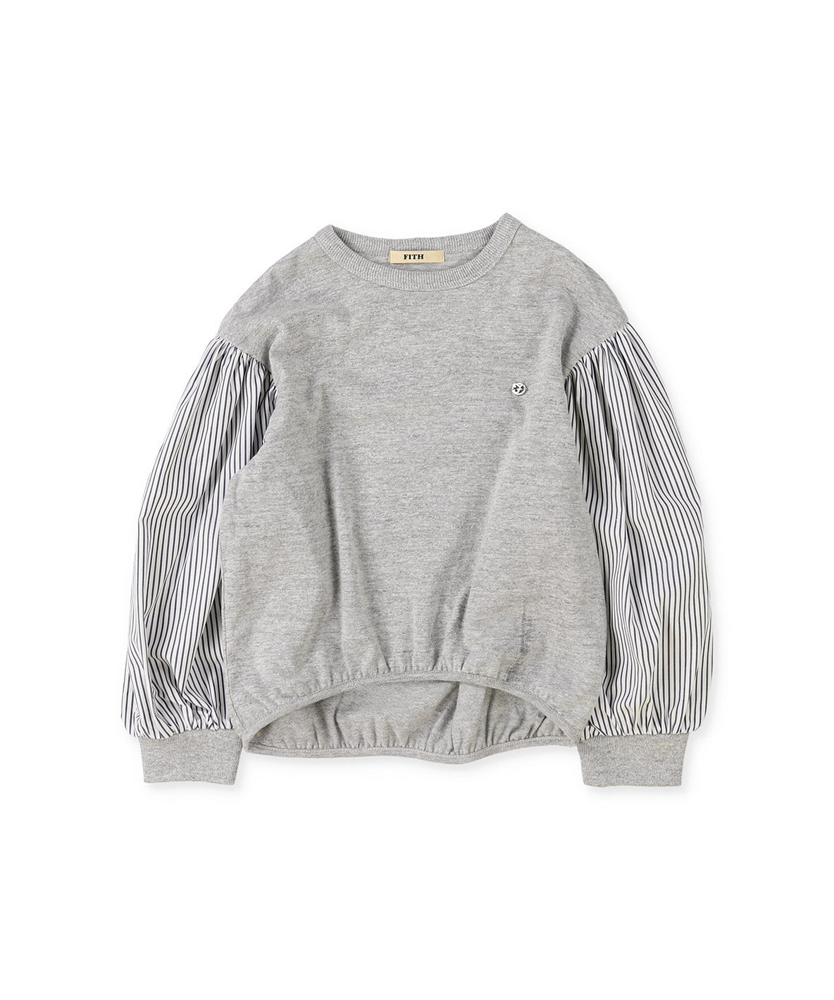 Ballooned Sleeve Long Sleeve Pullover
