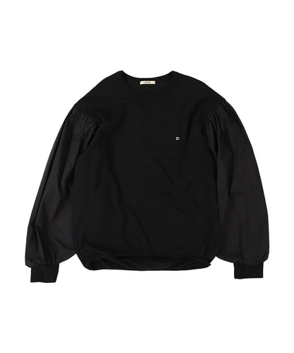 Ballooned Sleeve Long Sleeve Pullover(LADIES)