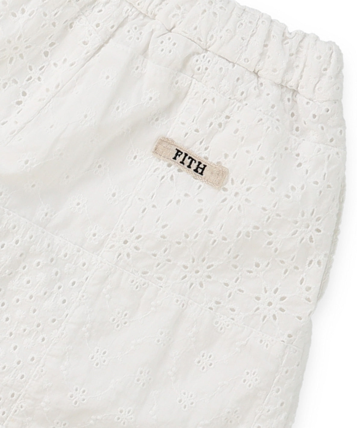 Embroidered Patchwork Shorts