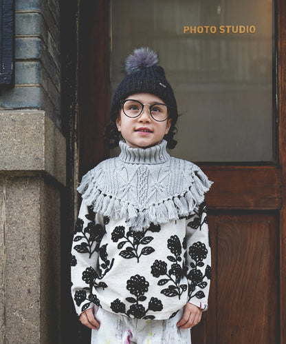 Knit Fringe Snood