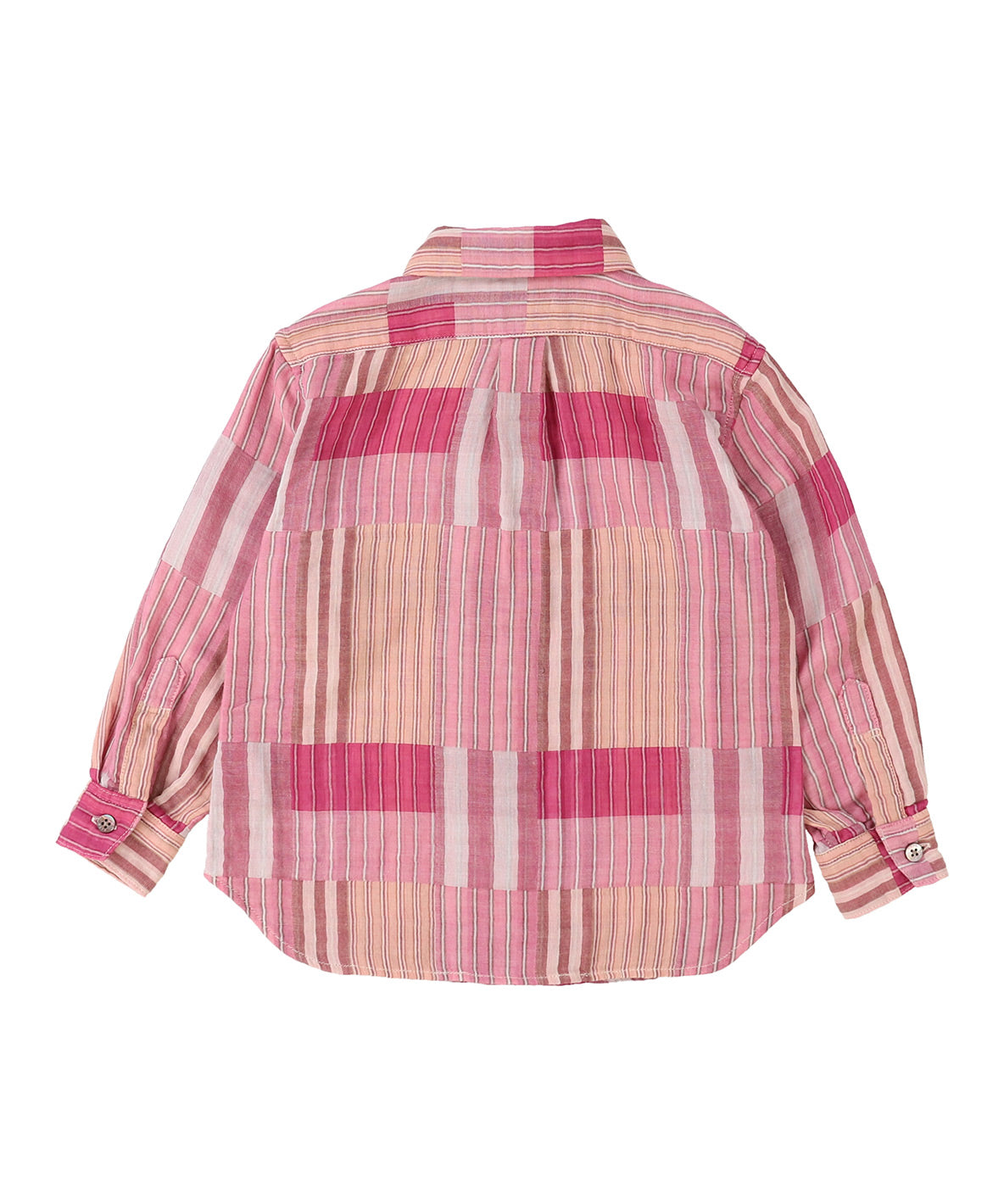 Striped Double Cloth L/S Shirt