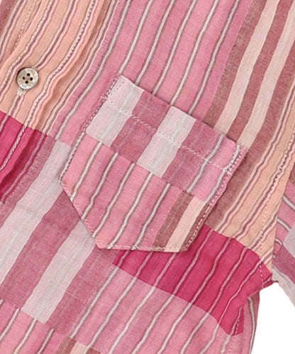 Striped Double Cloth L/S Shirt
