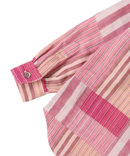 Striped Double Cloth L/S Shirt