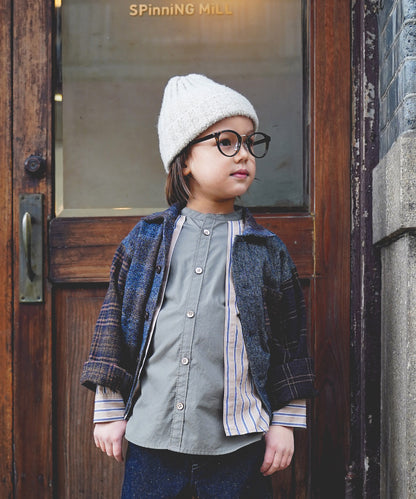 Cotton Tweed Shirt Jacket