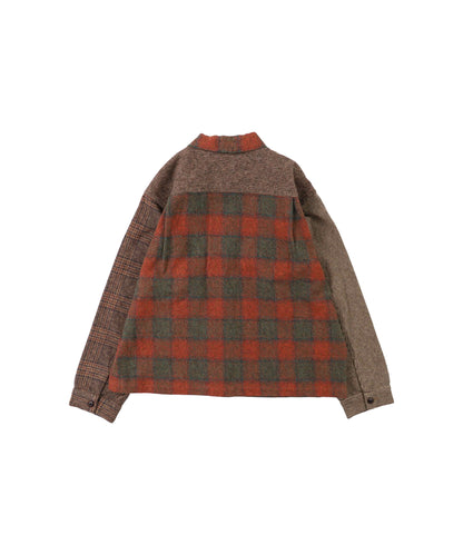 Cotton Tweed Shirt Jacket(LADIES)