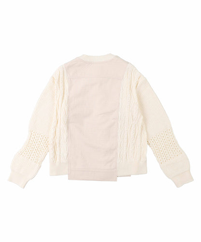 Knitted Docking Blouson(LADIES)