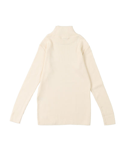 Washable Cotton L/S Turtleneck Knit(LADIES)