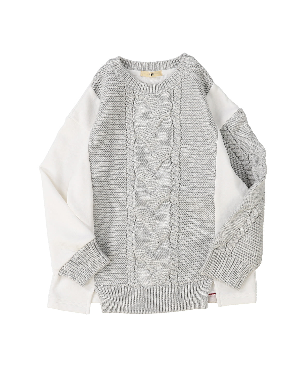 Pile and Knit Docking Pullover