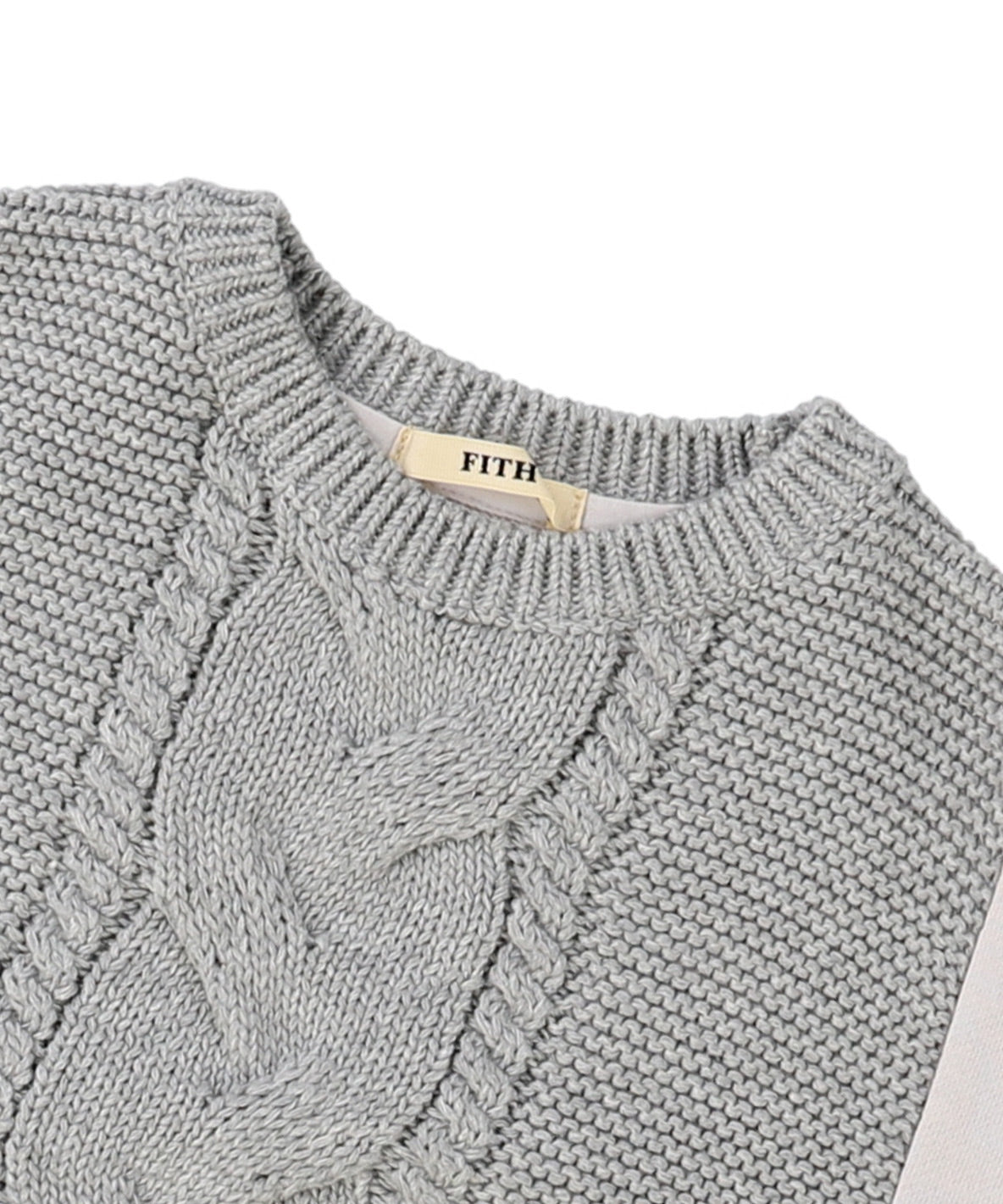 Pile and Knit Docking Pullover(LADIES)