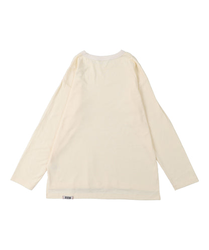 Feather Knit Double Cloth L/S Tee(LADIES)