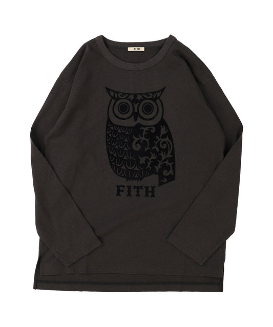 Hemp Owl L/S Tee(LADIES)